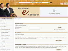 Tablet Screenshot of menswearecollection.com